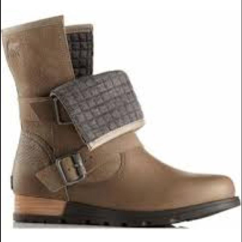 🚫🚫🚫🚫sold🚫🚫🚫Sorel major moto grayish taupe